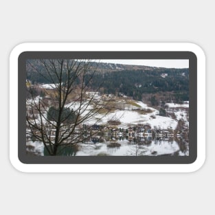 Feldsee Lake in Carinthia, Austria Sticker